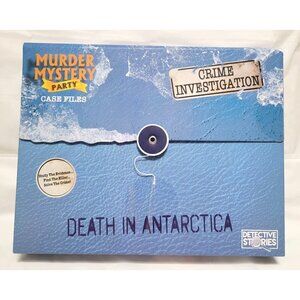 Murder Mystery Party Case Files Death In Antarctica Crime Investigation Game New